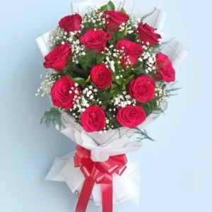 red rose bouquet
