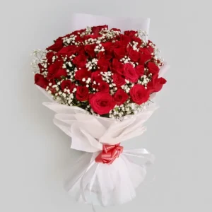 classic red roses bouquet
